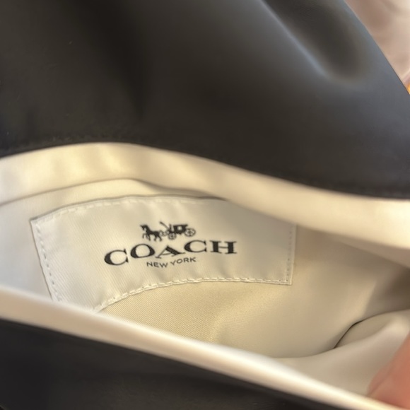 Coach reversible rose bomber varsity letter preppy jacket coat black and pink - Picture 6 of 7